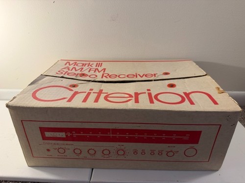 Vintage criterion mark iii - vintage,