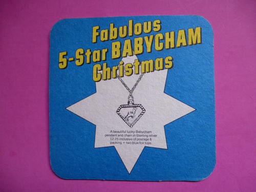 Cool beer coaster - beer, babycham