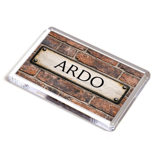 Fridge magnet ardo street - fridge,