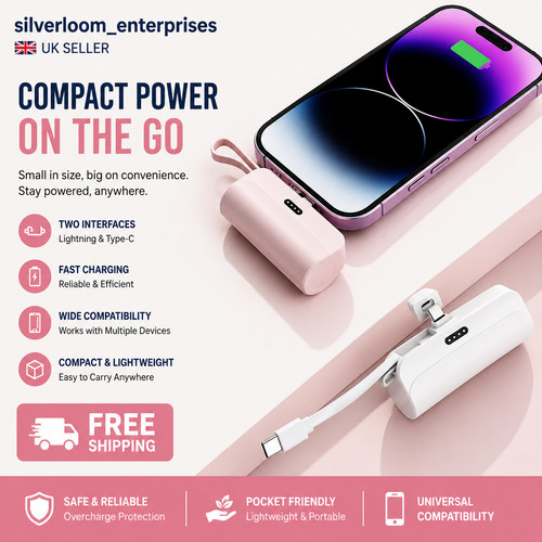 2in1 5000mah mini - power, bank