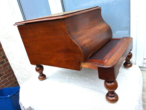 Antique victorian bed step - victorian,