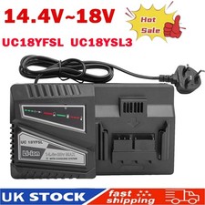 14.4V/18V UC18YFSL Li-Ion Battery Charger for HITACHI UC18YFSL UC18YSL3 UK Plug