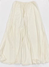Vtg Petticoat Slip Silky White