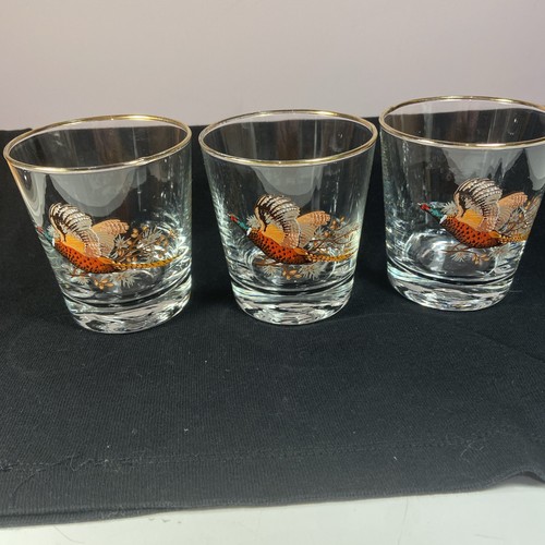 Three vintage flying pheasant - three,