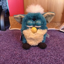 Vintage Blue Dragon Teal Furby
