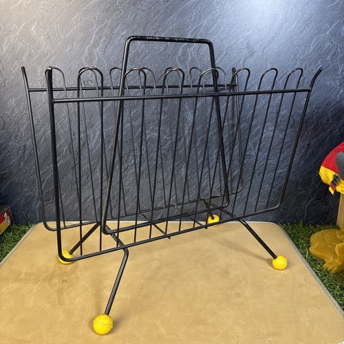 Vintage magazine rack atomic - magazine,