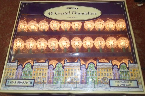 Pifco crystal chandeliers - 40,