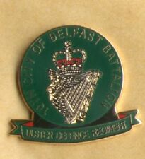 (0094) 10th city of belfast battalion ulster defence regiment lapel badge UDR 
