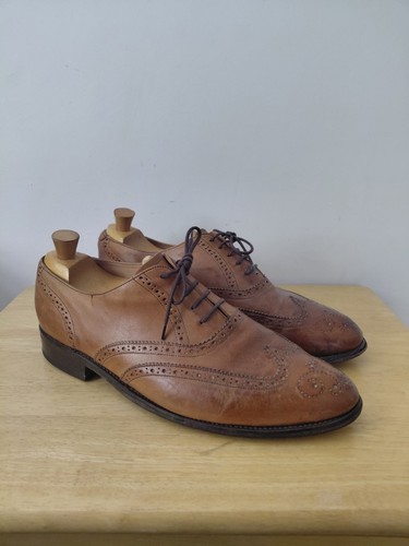 Barker leather brogue shoes - barker, 9