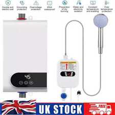 Electric Tankless Instant Water Heater Shower Head Kitchen Under Sink Bathroom