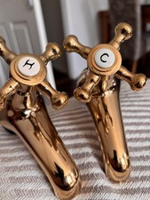Vintage Solid Brass Taps