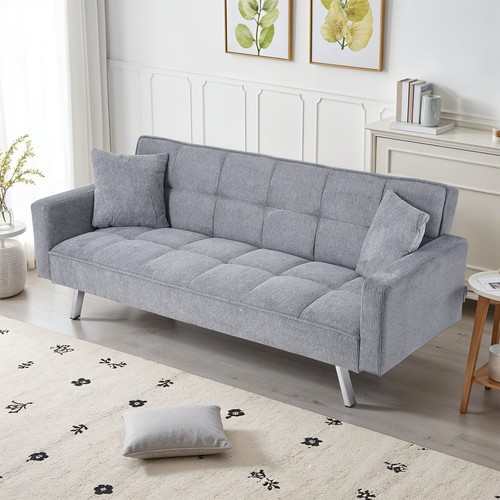 Fabric sofa bed seater - seater, click