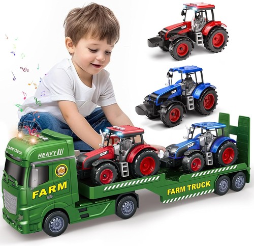 Large farm flatbed truck - farm,