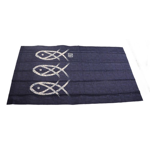Fish printed doorway - printed, room