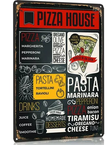 Retro vintage wall metal sign - retro,
