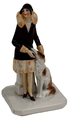 Antique ceramic art - art, deco
