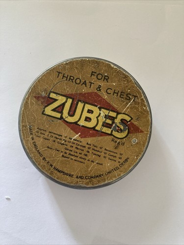 Advertising tin zubes for - zubes,