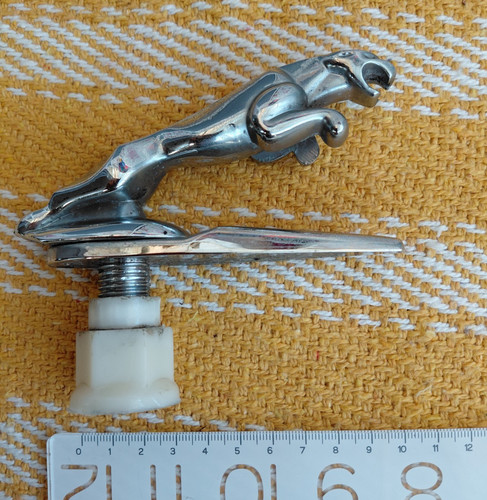 Leaping jaguar chrome car - chrome,