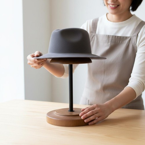 Vintage hat display - hat,
