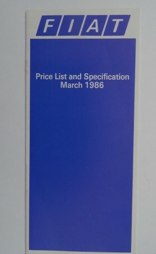 Fiat price list - fiat,
