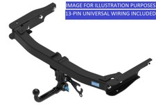 Towtrust Vertical Det Towbar And 13P Uni Wiring For Ford Focus Hatchback 08-11