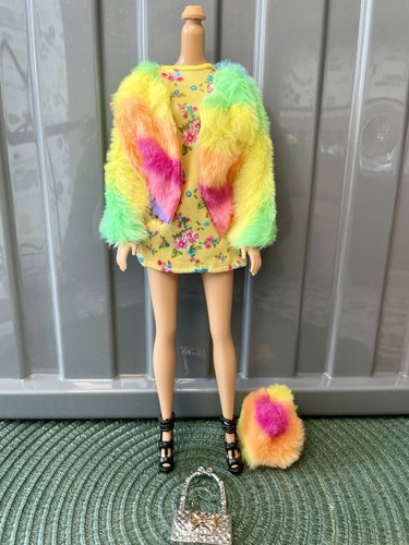 Barbie doll outfit 5pc floral - barbie,