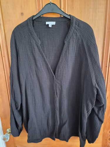 Oversize black cheesecloth - black,