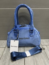 NEW JUICY COUTURE BETTY BOWLER VELOUR TOP HANDLE BAG