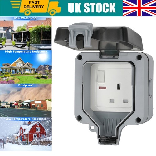 Weatherproof outdoor plug 13a - outdoor,