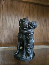 Heredities Boy And Dog. Cold