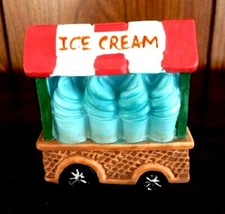 Fairy Garden Accessory Ice Cream Trolley Cart Figurine Miniature SMALL READ!!New