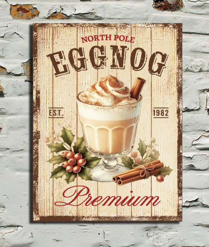 North pole eggnog - pole, xmas