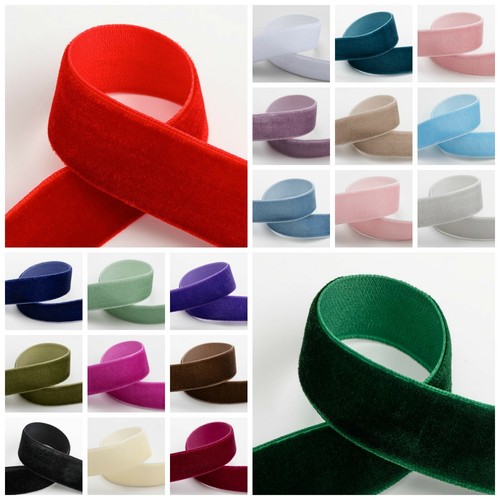 Velvet ribbon 9mm - 9mm, 25mm