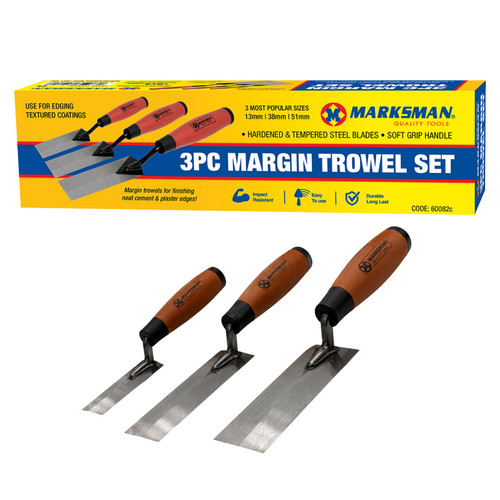 Marksman 3pc margin - trowel, set