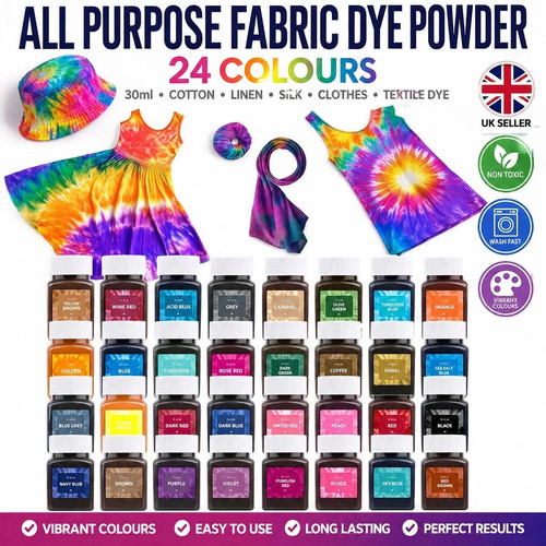 All purpose fabric dye powder - all,