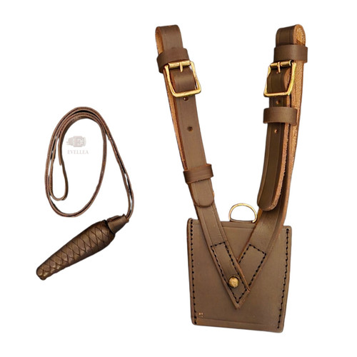 Sam browne brown belt - sam,