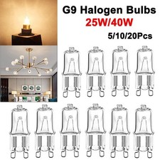 G9  Halogen Bulbs Capsule 25W  40W Lamps Light Bulb  Clear  240V watt 2 Pin UK