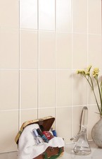 Dorset Smooth Gloss Honey Metro Ceramic Wall Tiles, 100mm x 200mm