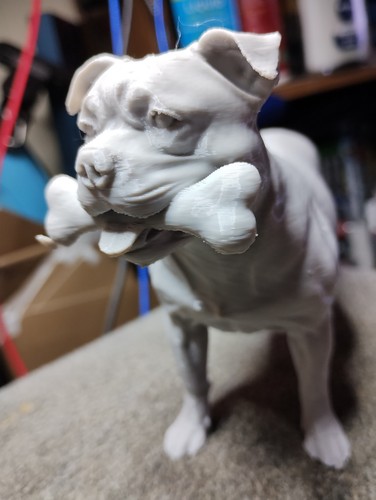 Staffie bull terrier figurine - staffie,