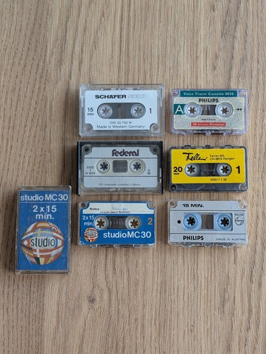 Mixed lot microcassette - lot, of