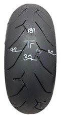 Pirelli Diablo Rosso II 200/50zr17 75W  Part Worn Motorcycle Tyre 189