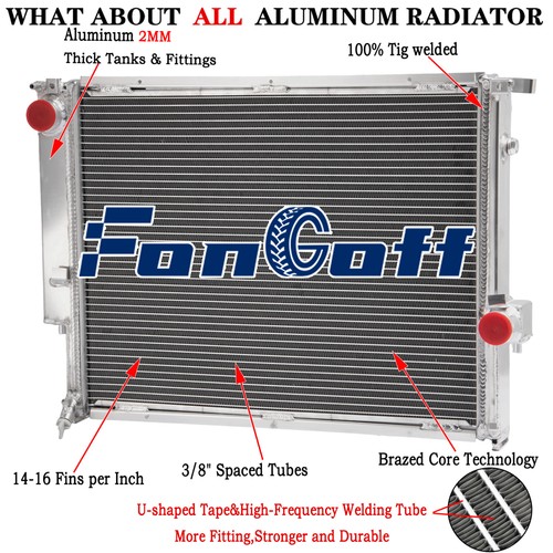 Rows aluminium radiator - aluminium,