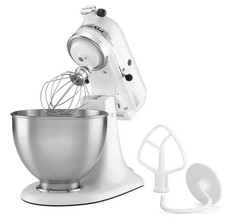 KitchenAid White Classic Stand Mixer 4.3L Brand New In Box - Model 5K45SSBWH