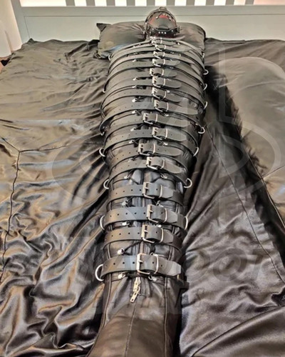 Geniune leather bondage body - leather,