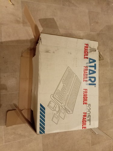 Atari 520stfm original box - st,
