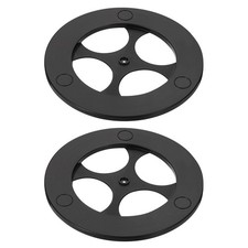 2Pcs Lazy Susan, 9Inch Turntable Organizer 360° Rotating Ball Bearing with Base