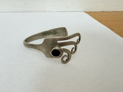 Vtg art bracelet silverware - vtg,