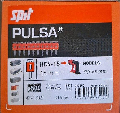 Spit pulsa nails 15mm hc6 - pulsa, hc6-15