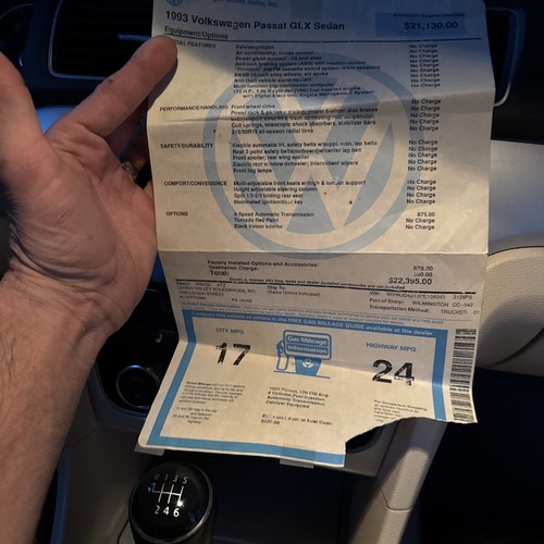 1993 passat glx original - vw,