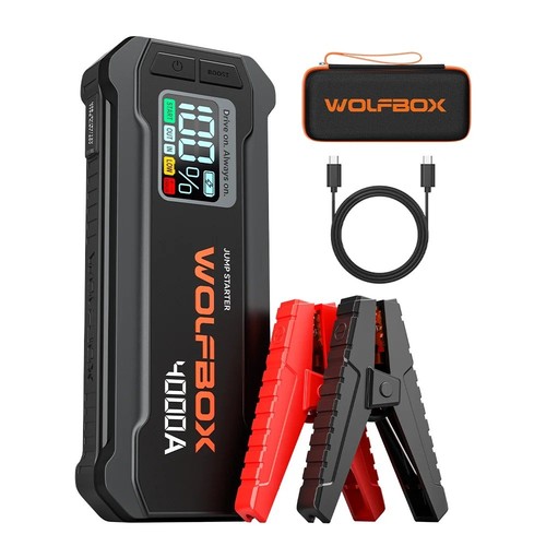 Wolfbox 4000a car jump - 4000a, starter